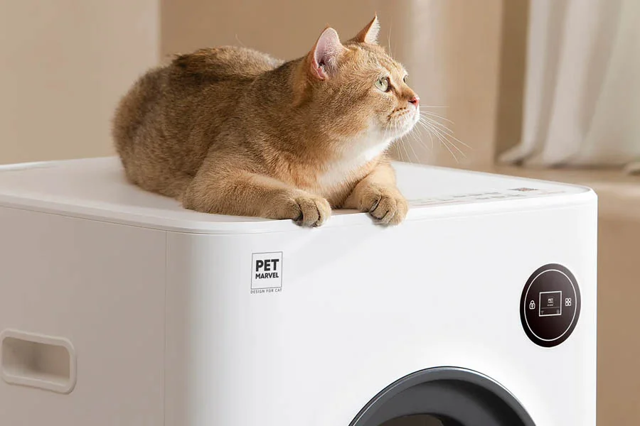 easy clean cat litter box