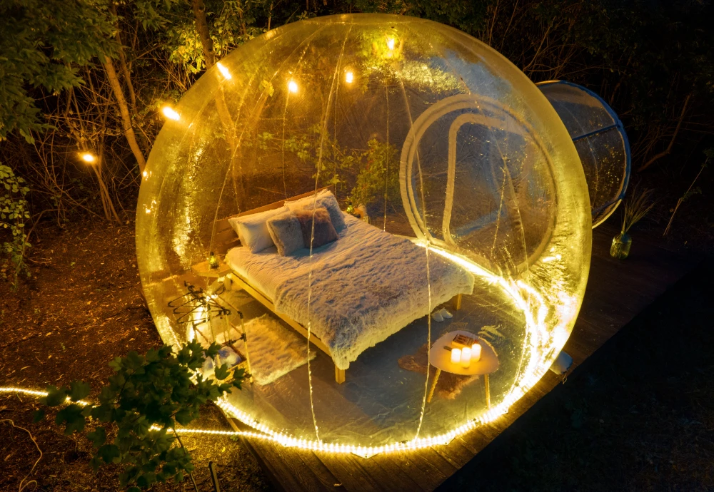 transparent tent